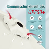 Double parasol 400 x 220 cm with stand, double parasol for garden